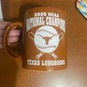 Texas Longhorns NCAA Champions Baseball Mug 2005